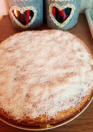 Una foto de Torta de coco dulce de leche ❤️