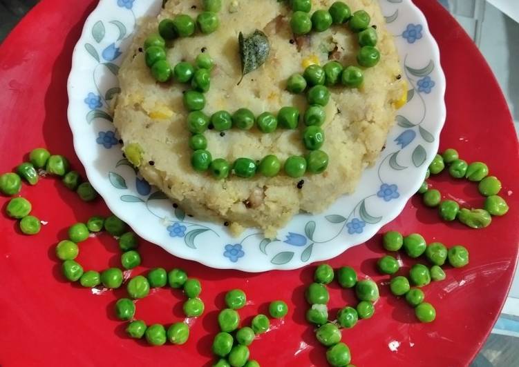 Recipe of Favorite Mix Veg Upma