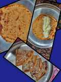 चीनी पराठा मलाई मार के (Chini paratha recipe in hindi)