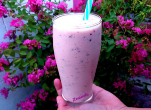 Φωτογραφία της συνταγής Smoothie με βανίλιες, λιναρόσπορο και μέλι💞