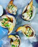 Sò dương nướng mỡ hành