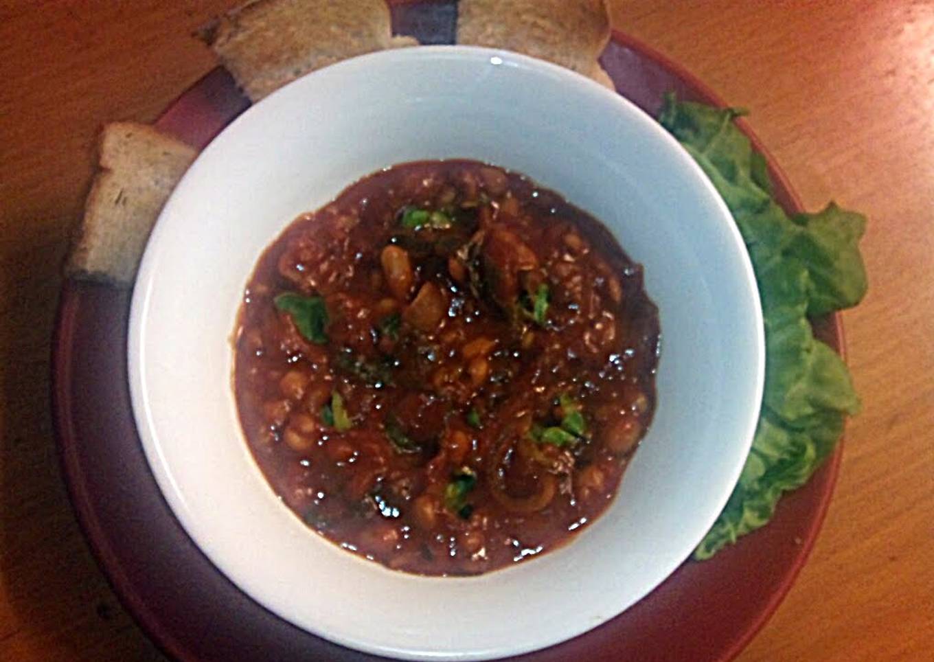Sig's Italian Cannellini Bean Soup with Curly Kale Or Savoy Cabbage