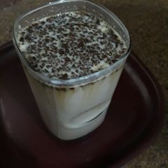 Chocolate milk shake A picture of Chocolate milk shake.