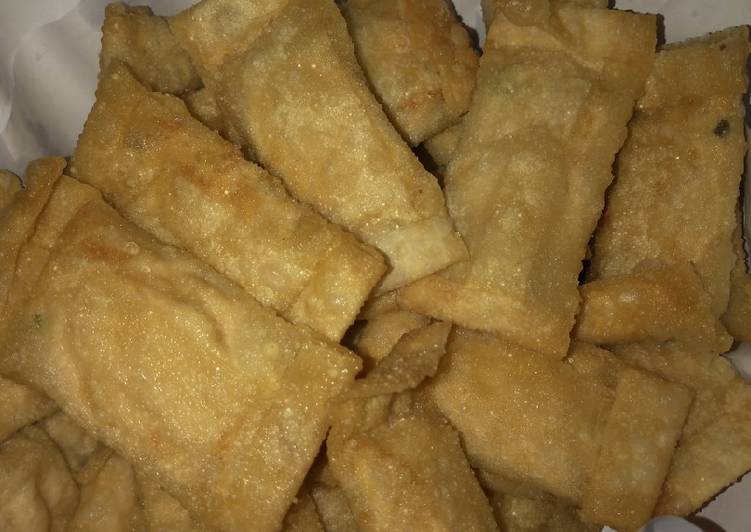 Resep Tahu Kulit Pangsit, Lezat