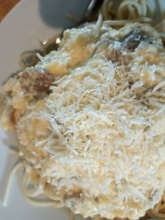 Foto resep Spagetti carbonara simple