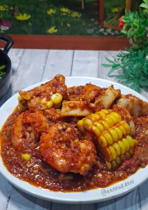 Foto resep Udang Sotong Bumbu Seafood Simple