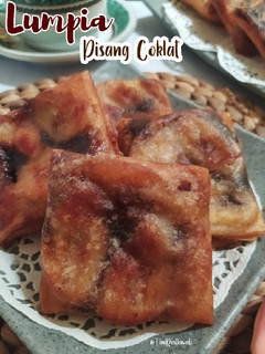 Foto resep Lumpia Pisang Coklat, Lumeeer
