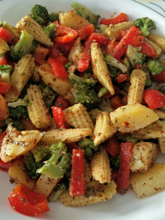 A picture of Stir Fry Exotic Vegetables.