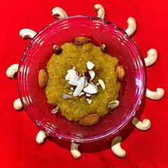 A picture of Moong dal halwa.