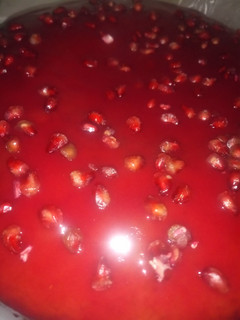 عکسی از دستور کیک انار (مخصوص شب یلدا)