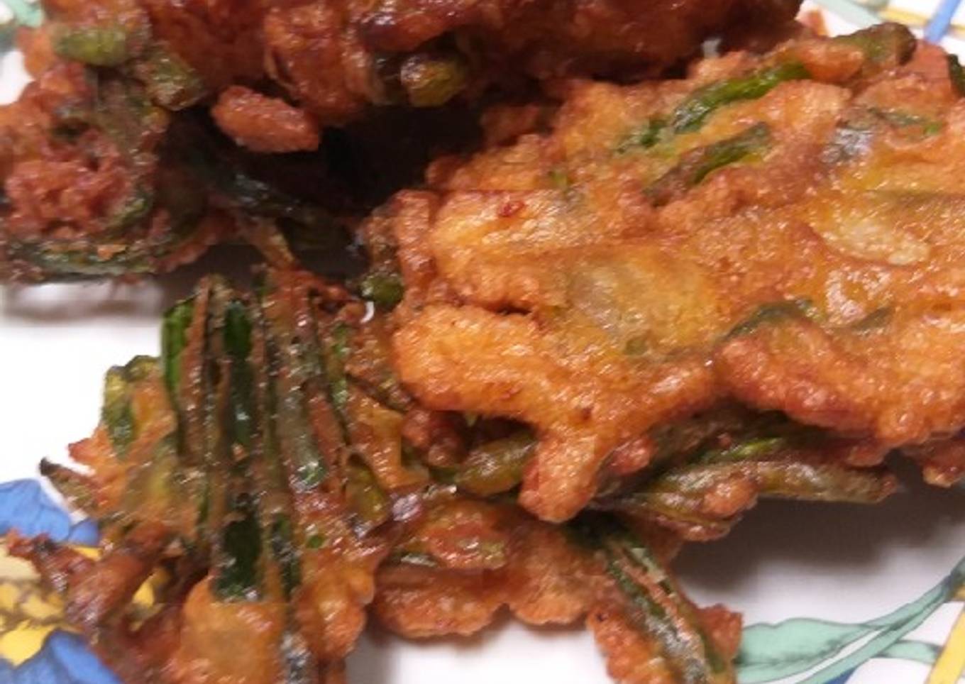 Tempura kucai sederhana