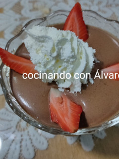 Una foto de Mousse de Chocolate