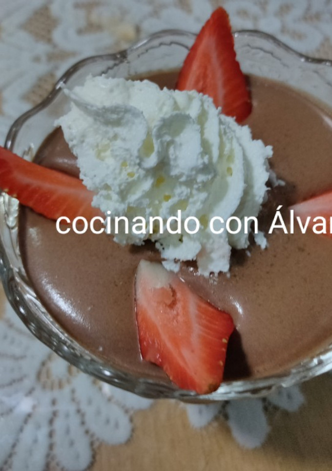 Una foto de Mousse de Chocolate
