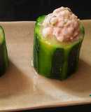 Bí ngòi nhồi tôm thịt cho bé