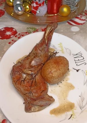 Una foto de Cordero lechal al horno