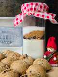 Mezcla en frasco para hacer galletitas de harina de avena con cacao y nueces 🍪 Cookie mix in a jar 🍪