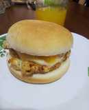 Hamburguesa de pollo en 5 pasos!