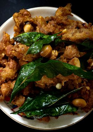 A picture of Peanut Masala Pakoda (fritters) - Best Evening Snack.