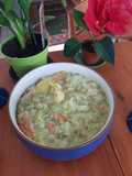 Verduras cocidas en salsa bechamel