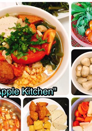 Hình của món Canh bún.