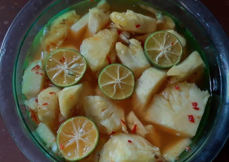 Resep Asinan nanas enak, Lezat