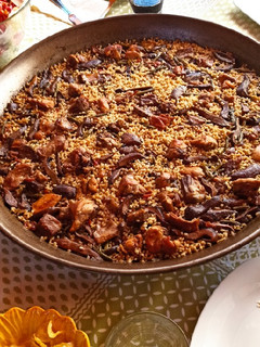 Una foto de Paella de otoño