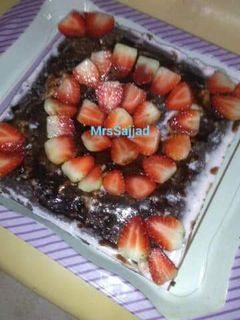 A picture of Poke Cake.