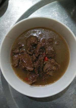 Hình của món Bò sốt vang.