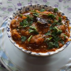 A picture of Special Prawns masala gravy.