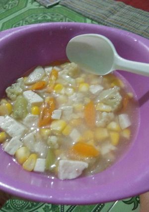 Foto resep Sop Tahu Pelangi (mpasi 1+)