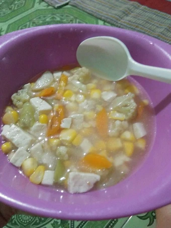 Langkah Mudah untuk Membikin Resep Sop Tahu Pelangi (mpasi 1+) yang Bisa Manjain Lidah Anti Ribet, Uenak Banget
