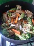 Pollo con vegetales