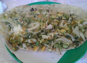 Una foto de Huarache de verduras