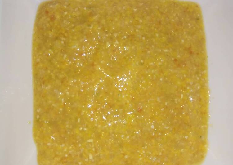 Rahasia Memasak Mpasi 7m : Jagung Terong Kaldu Ceker yang Nikmat