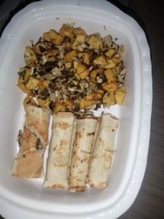 A picture of Bread shawarma.