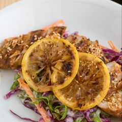A picture of Yaji Sesame Chicken Salad.