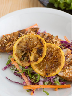 A picture of Yaji Sesame Chicken Salad.