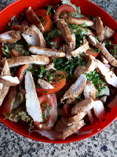 A picture of Chicken salad.