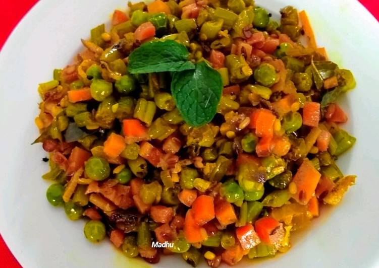 Easiest Way to Prepare Speedy Mixed Dry Sabzi