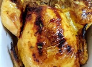 Una foto de Pollo laqueado estilo Oriental