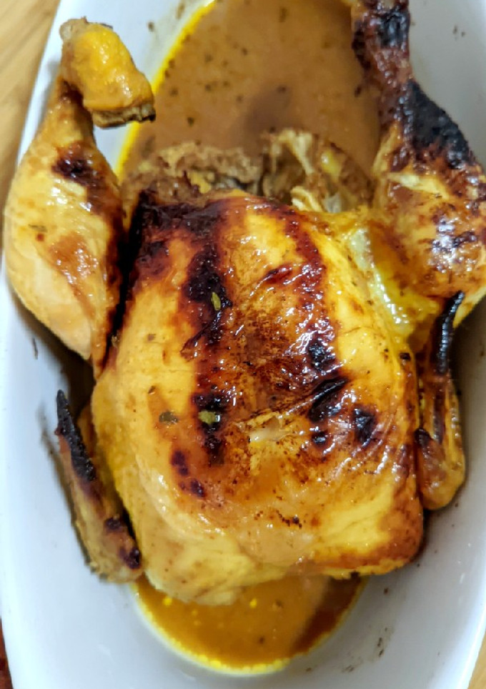 Una foto de Pollo laqueado estilo Oriental