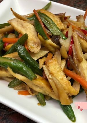 Foto resep Tumis kacang panjang 炒長豆