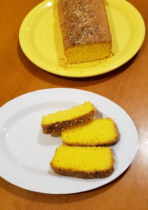 Una foto de Budín de polenta y limón#mitardecookpad