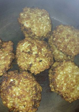 Una foto de Tortitas de avena y col