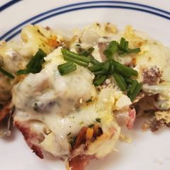 A picture of Hamburger Mushroom Bake.
