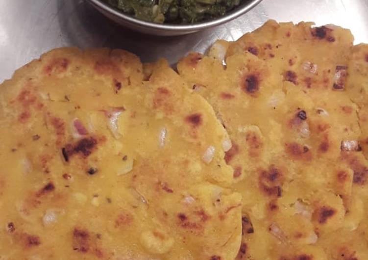 Recipe of Super Quick Homemade Makki ki roti &amp; sarso ka saag