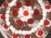 A picture of black forest gateau