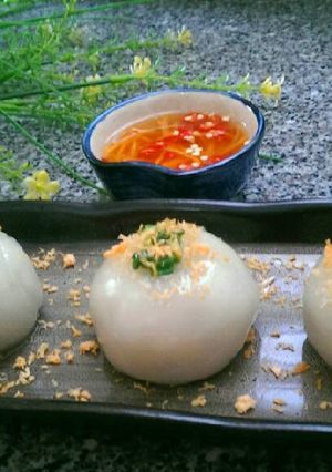 Hình của món Bánh Ít Trần Nhân Tôm Thịt.