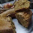 Torta de manzana con avena
