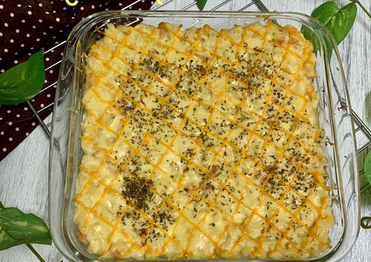 Resep Mac and Cheese eggless (macaroni keju tanpa telur) yang Lezat Sekali